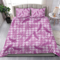 Pink Palaka Hawaii Palapalai Bedding Set Hawaiian Fern LT14 - Polynesian Pride