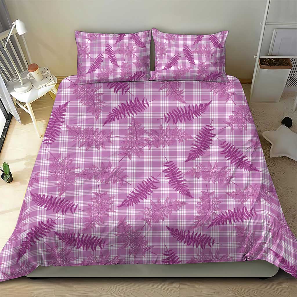 Pink Palaka Hawaii Palapalai Bedding Set Hawaiian Fern LT14 - Polynesian Pride