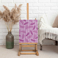 Pink Palaka Hawaii Palapalai Canvas Wall Art Hawaiian Fern - Polynesian Pride