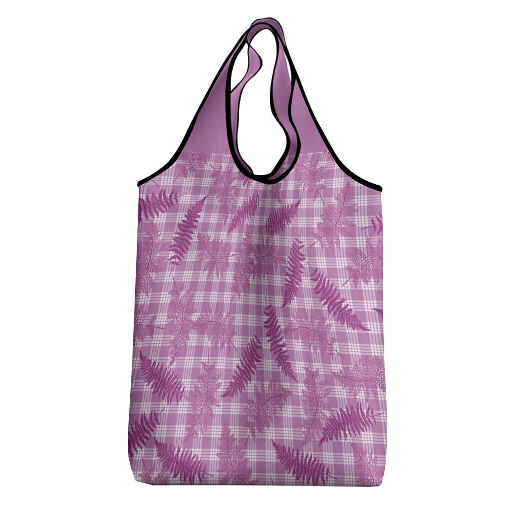 Pink Palaka Hawaii Palapalai Grocery Bag Hawaiian Fern LT14 - Polynesian Pride
