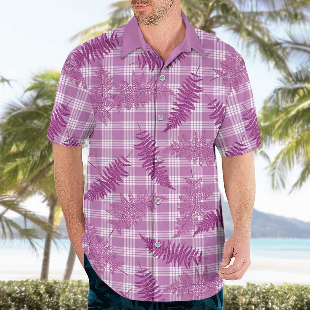 Pink Palaka Hawaii Palapalai Hawaiian Shirt Hawaiian Fern LT14 - Polynesian Pride