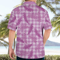 Pink Palaka Hawaii Palapalai Hawaiian Shirt Hawaiian Fern LT14 - Polynesian Pride