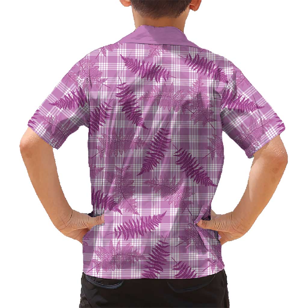 Pink Palaka Hawaii Palapalai Hawaiian Shirt Hawaiian Fern LT14 - Polynesian Pride