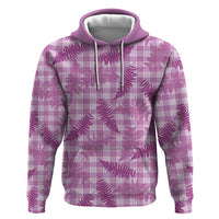 Pink Palaka Hawaii Palapalai Hoodie Hawaiian Fern LT14 Pullover Hoodie Pink - Polynesian Pride