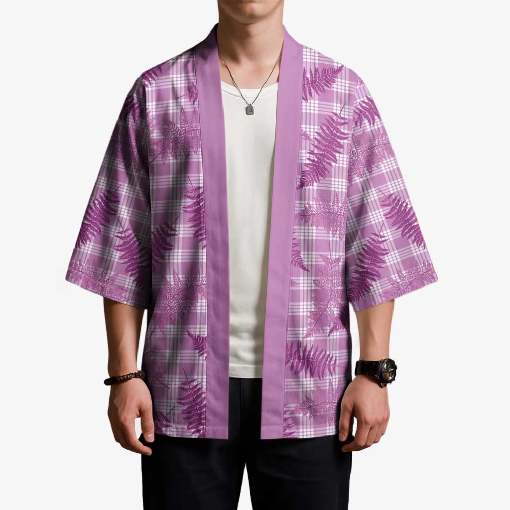 Pink Palaka Hawaii Palapalai Kimono Hawaiian Fern LT14 - Polynesian Pride