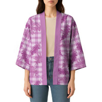Pink Palaka Hawaii Palapalai Kimono Hawaiian Fern LT14 - Polynesian Pride