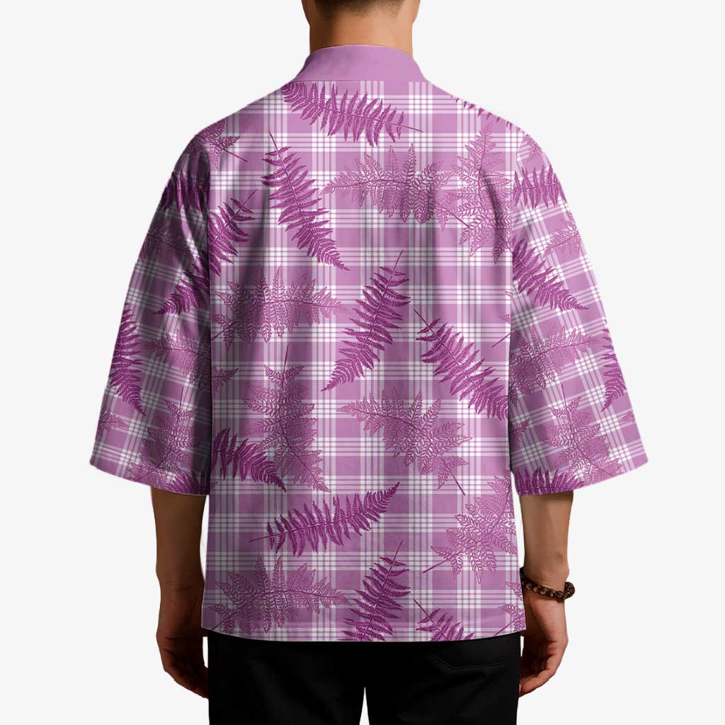 Pink Palaka Hawaii Palapalai Kimono Hawaiian Fern LT14 - Polynesian Pride