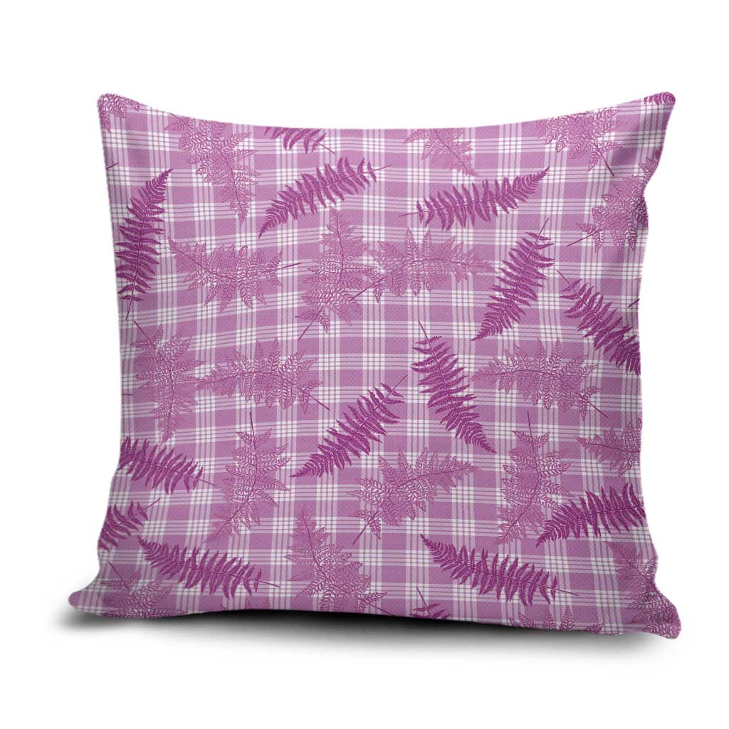 Pink Palaka Hawaii Palapalai Pillow Cover Hawaiian Fern LT14 Pink - Polynesian Pride