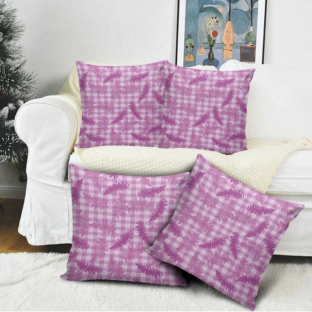 Pink Palaka Hawaii Palapalai Pillow Cover Hawaiian Fern LT14 - Polynesian Pride
