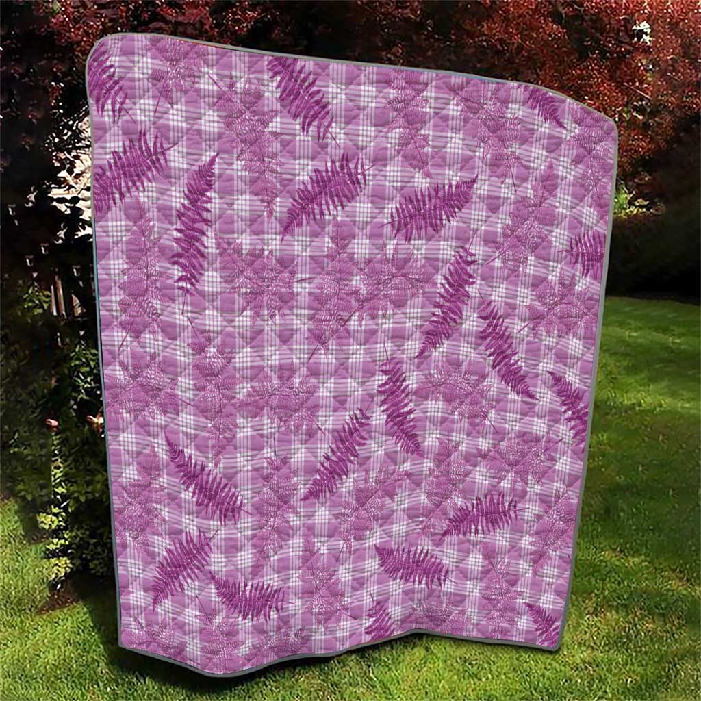 Pink Palaka Hawaii Palapalai Quilt Hawaiian Fern LT14 - Polynesian Pride