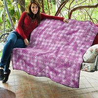 Pink Palaka Hawaii Palapalai Quilt Hawaiian Fern LT14 - Polynesian Pride