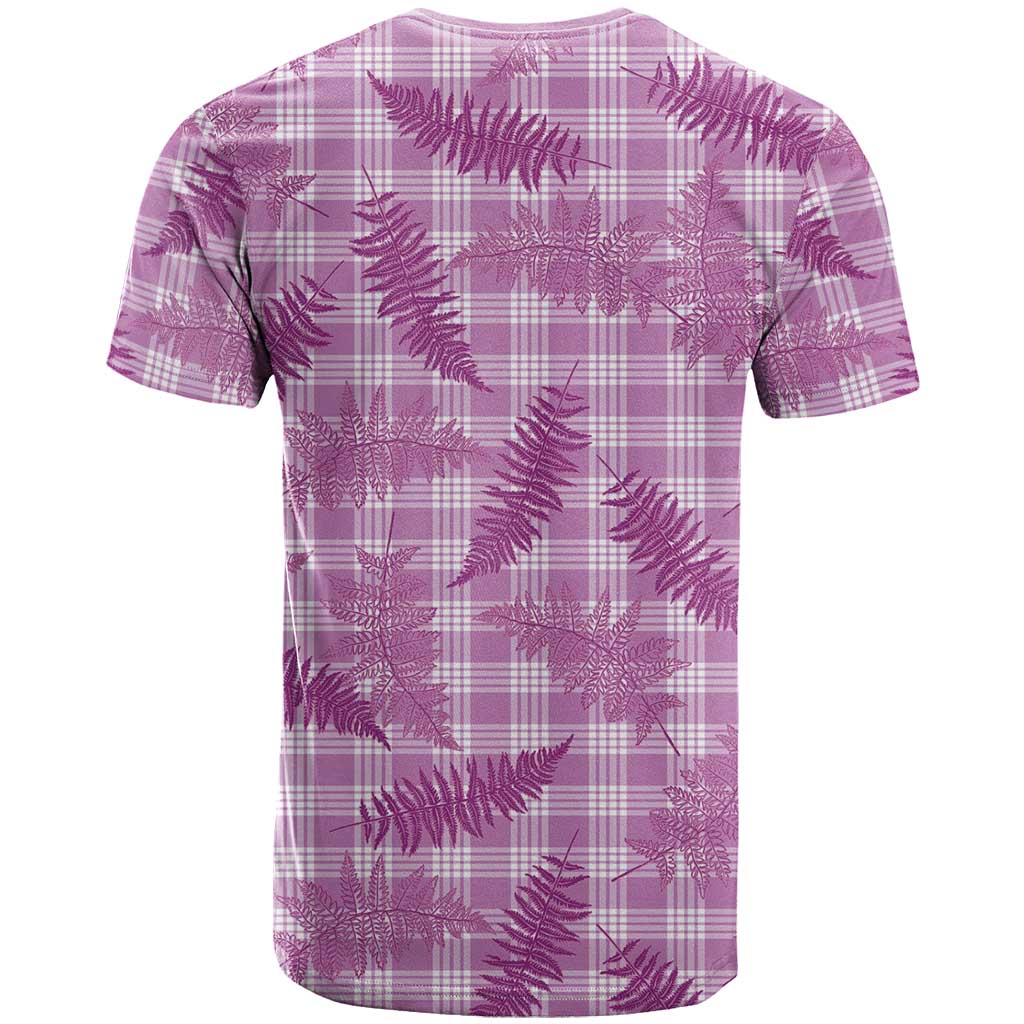 Pink Palaka Hawaii Palapalai T Shirt Hawaiian Fern LT14 - Polynesian Pride