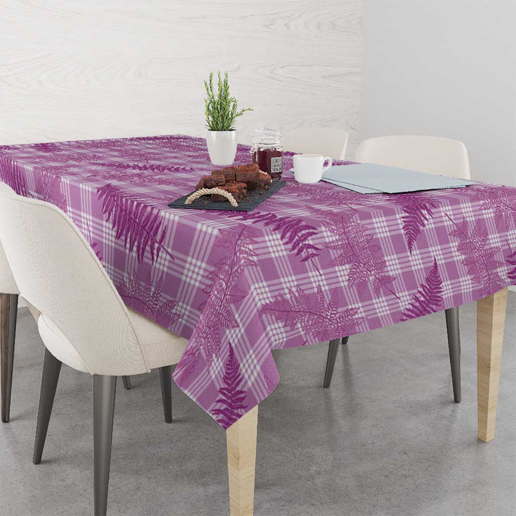 Pink Palaka Hawaii Palapalai Tablecloth Hawaiian Fern LT14 - Polynesian Pride