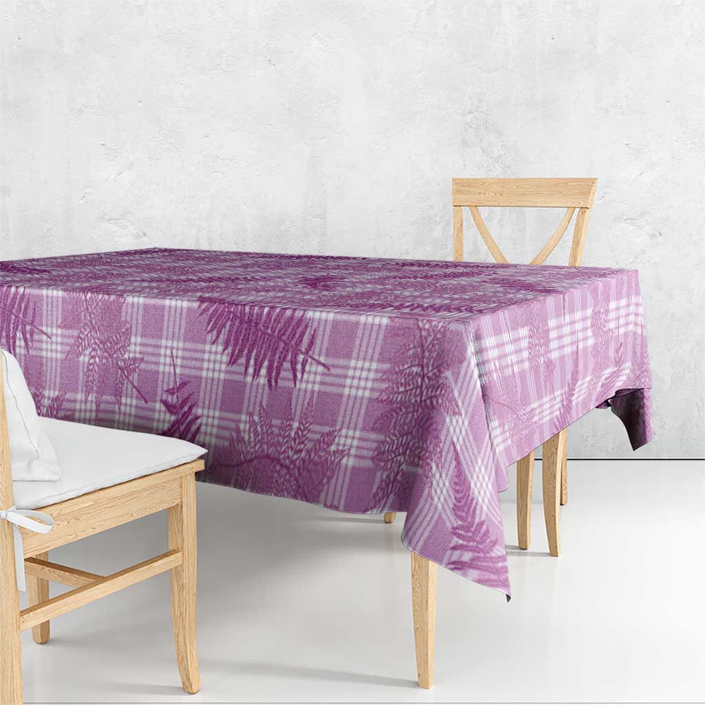 Pink Palaka Hawaii Palapalai Tablecloth Hawaiian Fern LT14 - Polynesian Pride