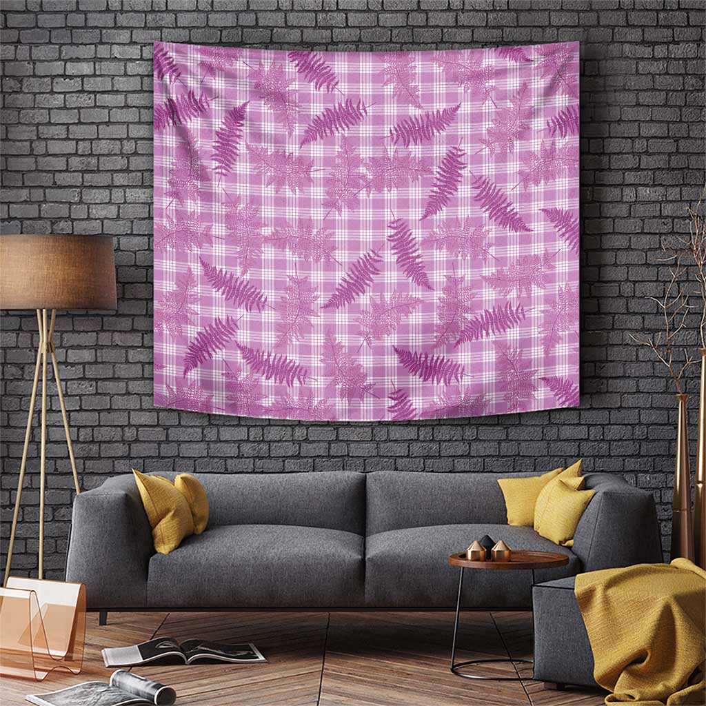 Pink Palaka Hawaii Palapalai Tapestry Hawaiian Fern LT14 Pink - Polynesian Pride