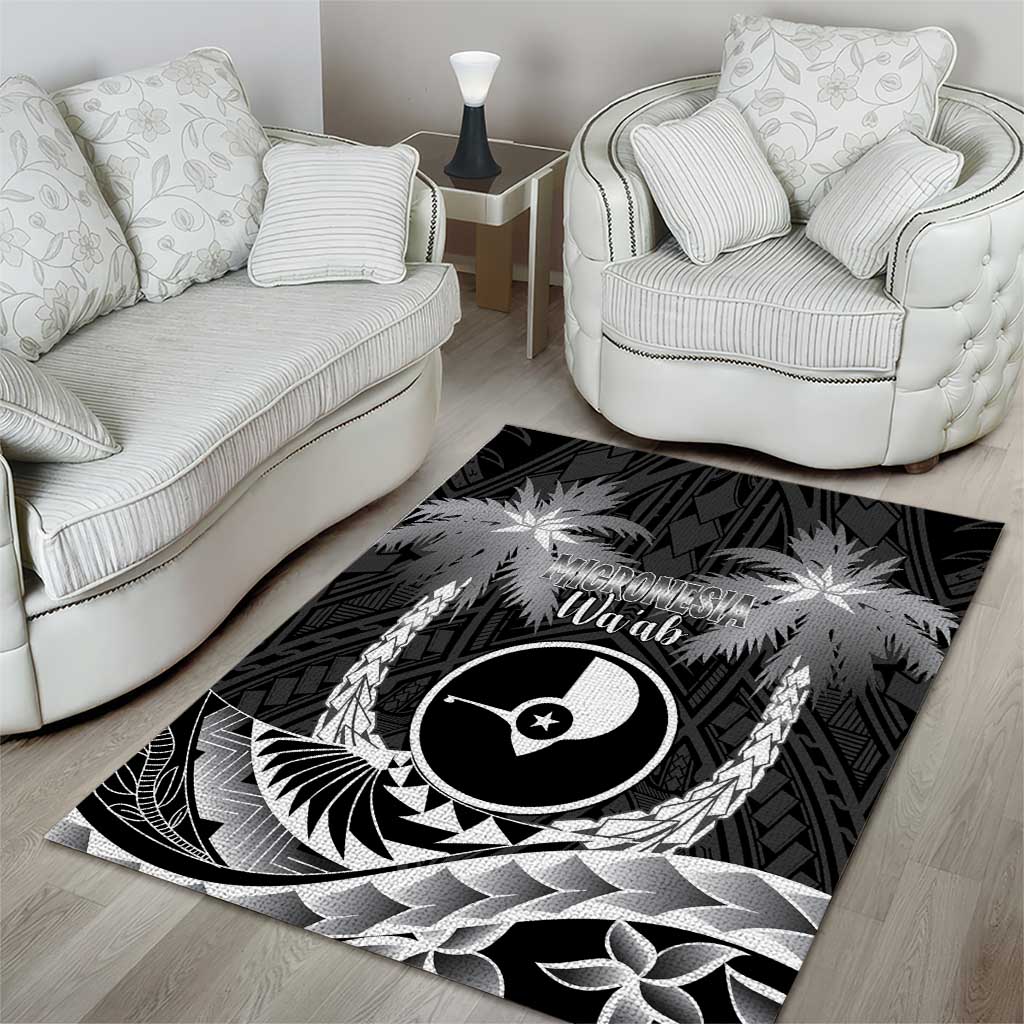 FSM Yap Day Area Rug 2025 Wa'ab Micronesia Black Color