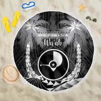 FSM Yap Day Beach Blanket 2025 Wa'ab Micronesia Black Color