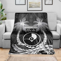 FSM Yap Day Blanket 2025 Wa'ab Micronesia Black Color