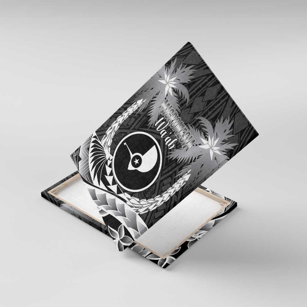 FSM Yap Day Canvas Wall Art 2025 Wa'ab Micronesia Black Color