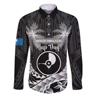 FSM Yap Day Family Matching Puletasi and Hawaiian Shirt 2025 Wa'ab Micronesia Black Color