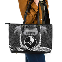 FSM Yap Day Leather Tote Bag 2025 Wa'ab Micronesia Black Color