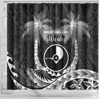FSM Yap Day Shower Curtain 2025 Wa'ab Micronesia Black Color