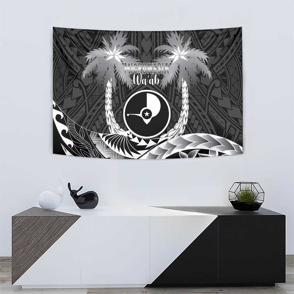FSM Yap Day Tapestry 2025 Wa'ab Micronesia Black Color