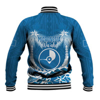FSM Yap Day Baseball Jacket 2025 Wa'ab Micronesia Flag Color