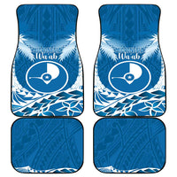 FSM Yap Day Car Mats 2025 Wa'ab Micronesia Flag Color