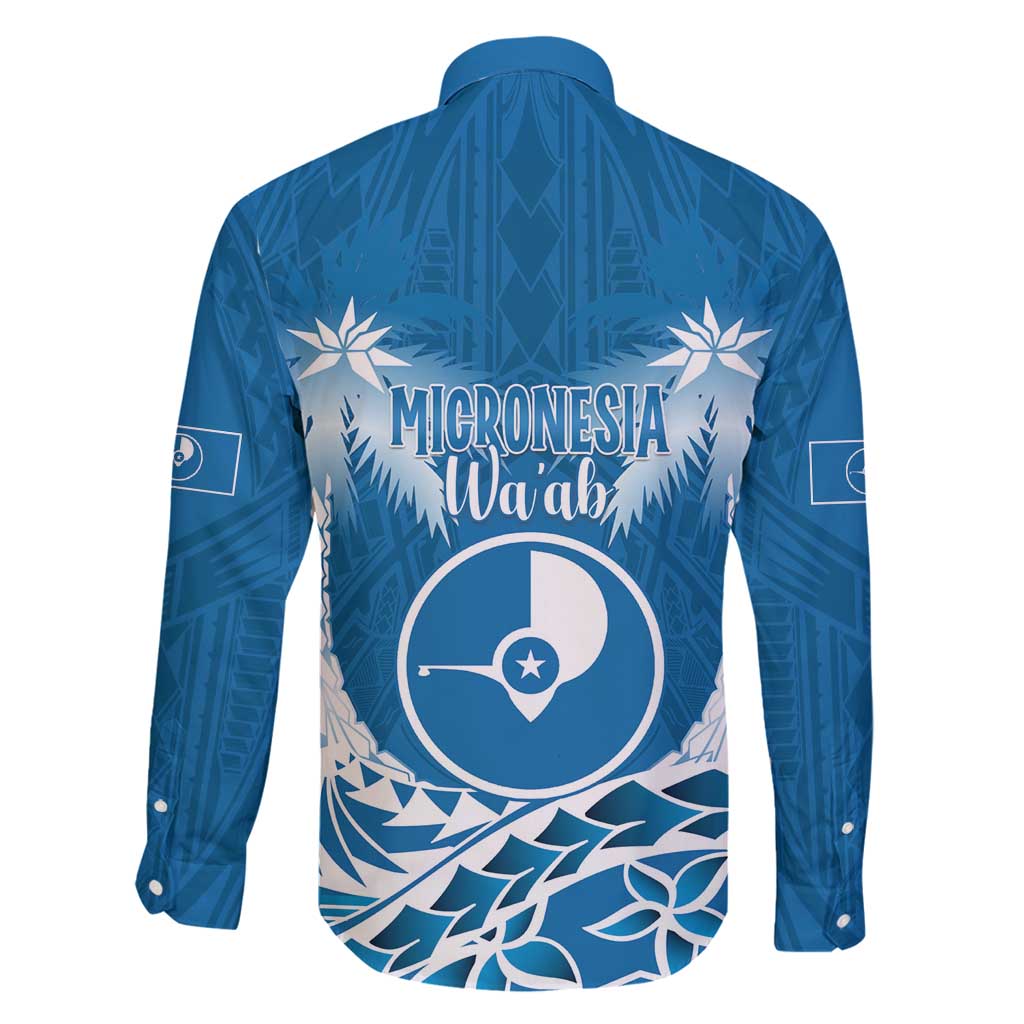 FSM Yap Day Family Matching Tank Maxi Dress and Hawaiian Shirt 2025 Wa'ab Micronesia Flag Color