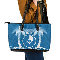 FSM Yap Day Leather Tote Bag 2025 Wa'ab Micronesia Flag Color