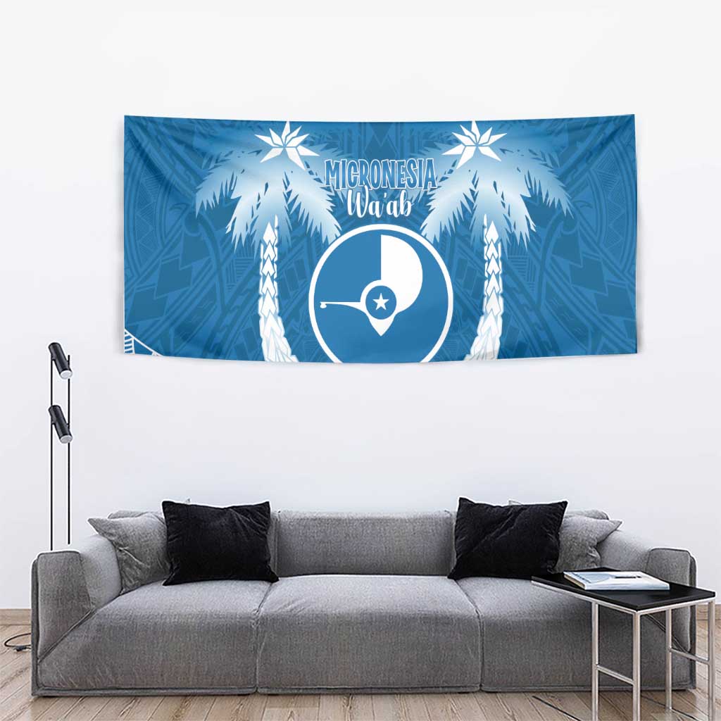 FSM Yap Day Tapestry 2025 Wa'ab Micronesia Flag Color