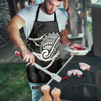 Aloha Hawaii Kalo Pikake Lei Apron Chest Tattoo Black Hawaiian Pattern