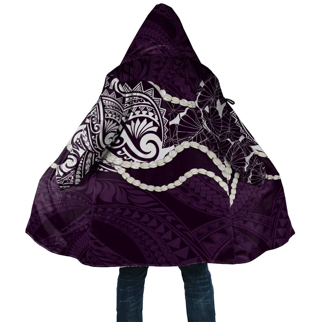 Aloha Hawaii Kalo Pikake Lei Cloak Chest Tattoo Purple Hawaiian Pattern LT14 Unisex Purple - Polynesian Pride