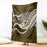 Aloha Hawaii Kalo Pikake Lei Blanket Chest Tattoo Gold Hawaiian Pattern LT14 - Polynesian Pride