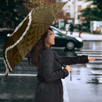 Aloha Hawaii Kalo Pikake Lei Umbrella Chest Tattoo Gold Hawaiian Pattern LT14 - Polynesian Pride