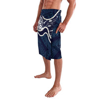 Aloha Hawaii Kalo Pikake Lei Lavalava Chest Tattoo Oxford Blue Hawaiian Pattern