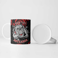 Personalised Aotearoa Bulldog Ceramic Mug NZ Maori Tattoo - Polynesian Pride