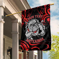 Personalised Aotearoa Bulldog Garden Flag NZ Maori Tattoo