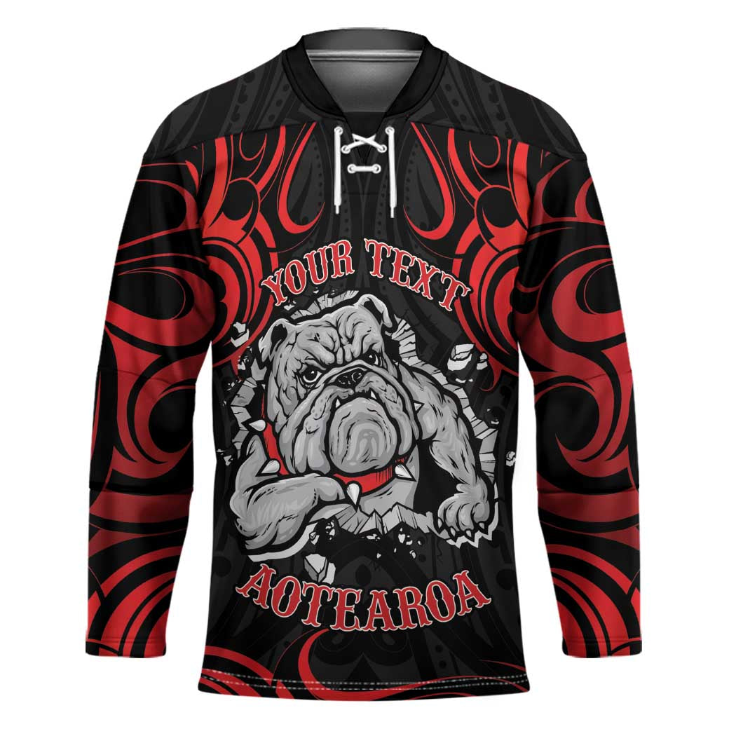 Aotearoa Bulldog Hockey Jersey NZ Maori Tattoo - Polynesian Pride