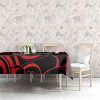Personalised Aotearoa Bulldog Tablecloth NZ Maori Tattoo