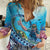 Hawaii Snorkeling Honu Turtle Women Casual Shirt Under The Ocean Vibes