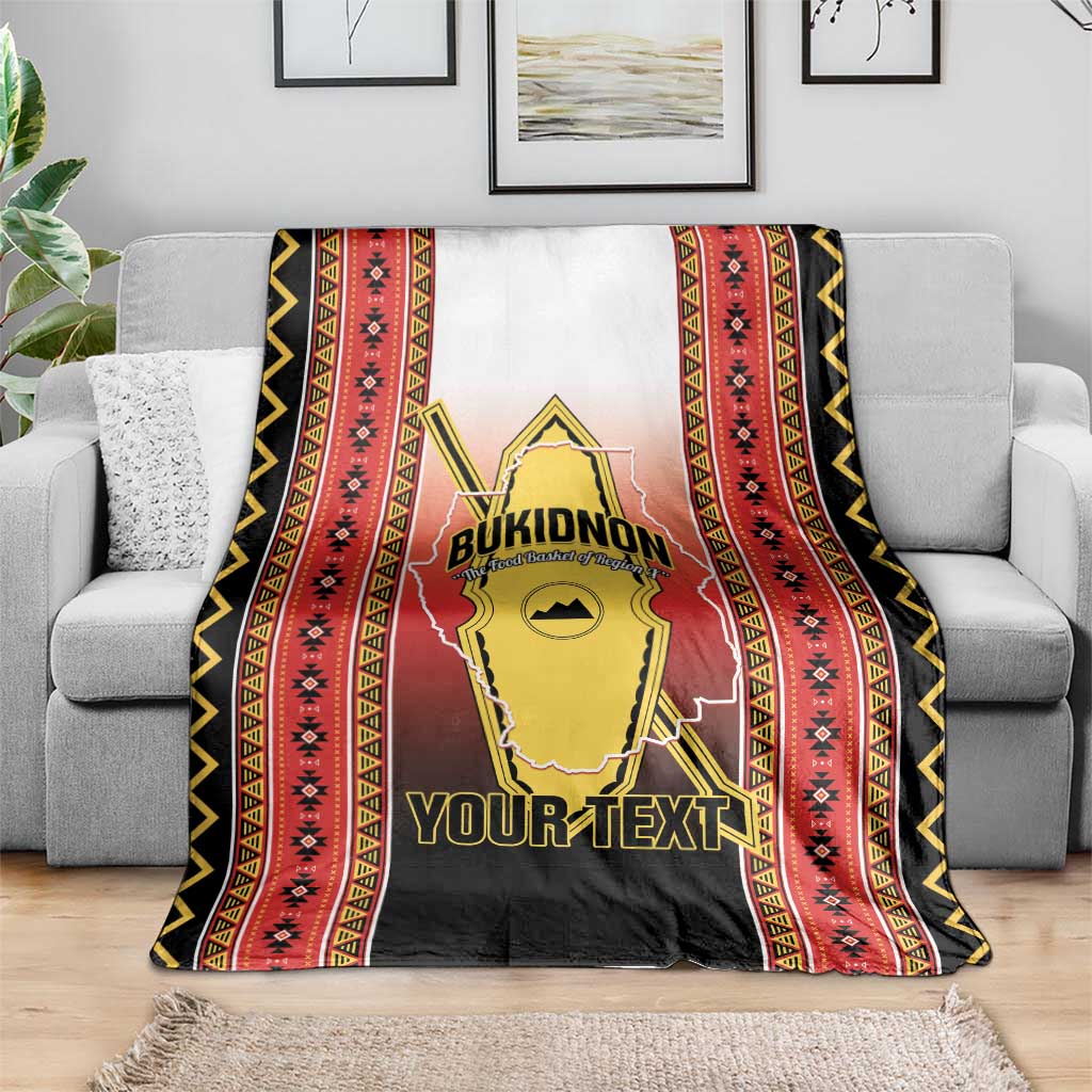 Personalised Bukidnon Philippines Blanket The Food Basket of Region X