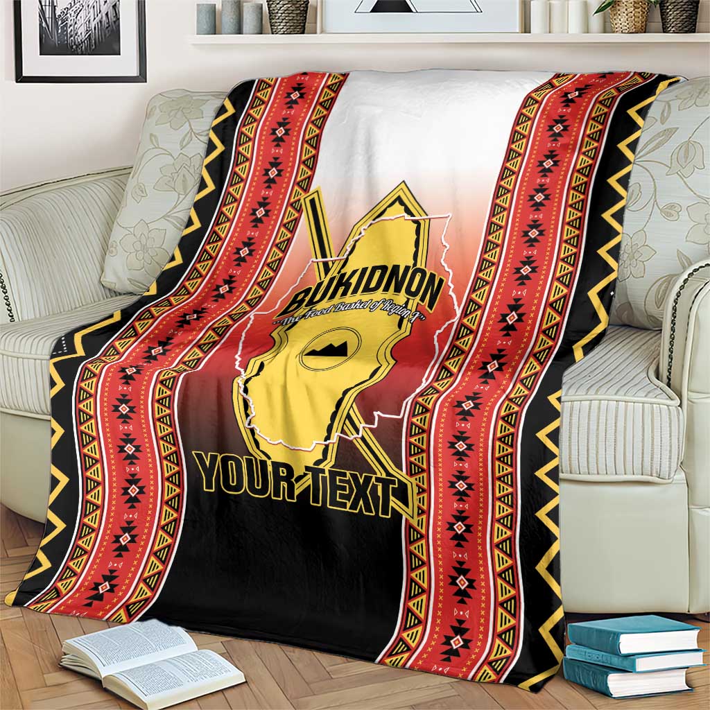 Personalised Bukidnon Philippines Blanket The Food Basket of Region X