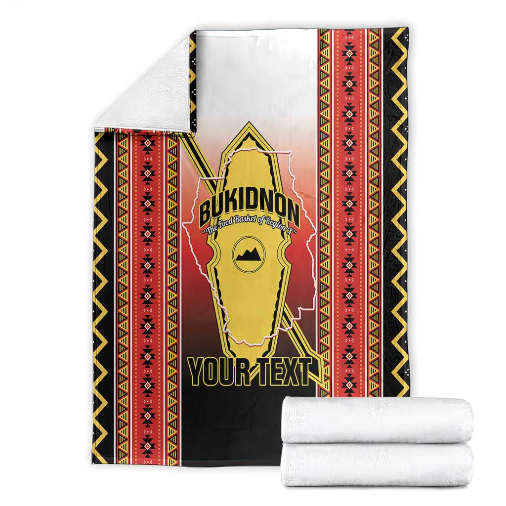 Personalised Bukidnon Philippines Blanket The Food Basket of Region X
