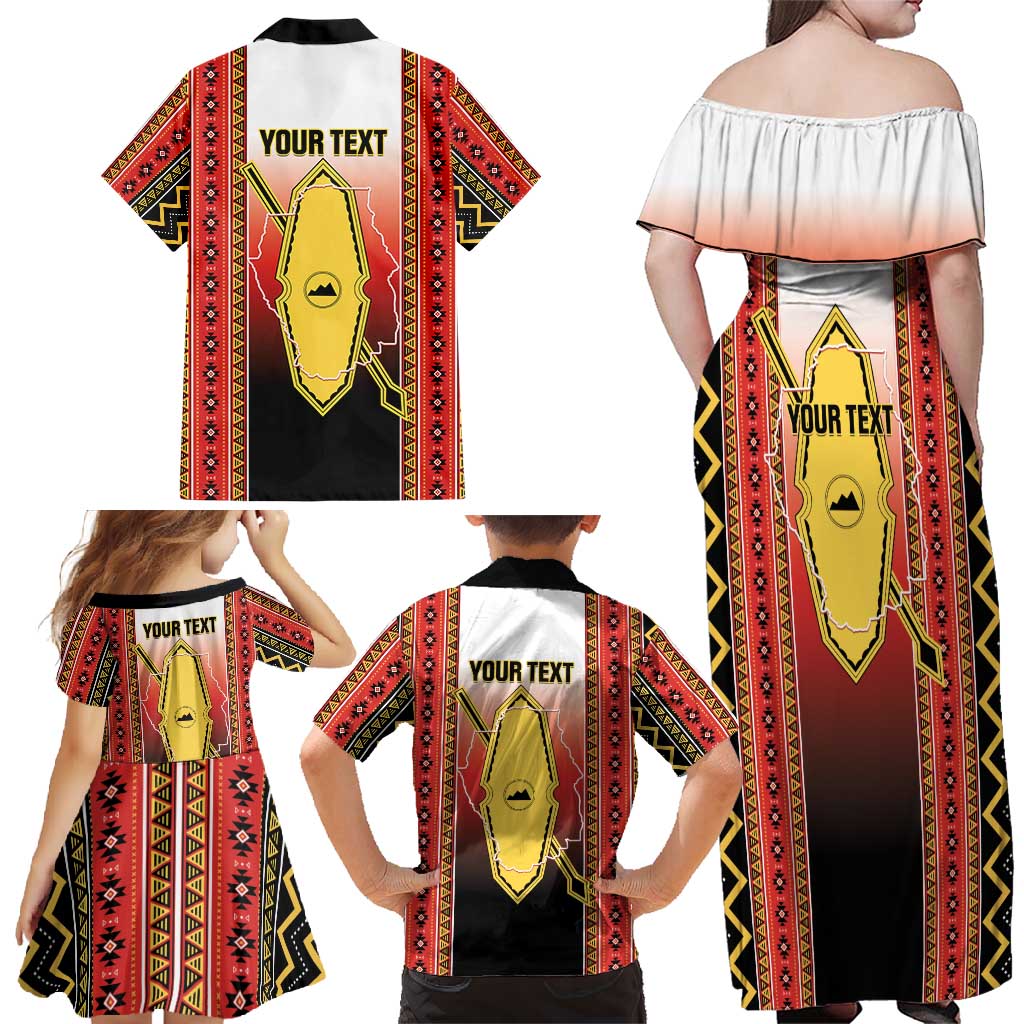 Personalised Bukidnon Philippines Family Matching Off Shoulder Maxi Dress and Hawaiian Shirt The Food Basket of Region X