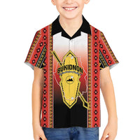 Personalised Bukidnon Philippines Family Matching Off Shoulder Maxi Dress and Hawaiian Shirt The Food Basket of Region X