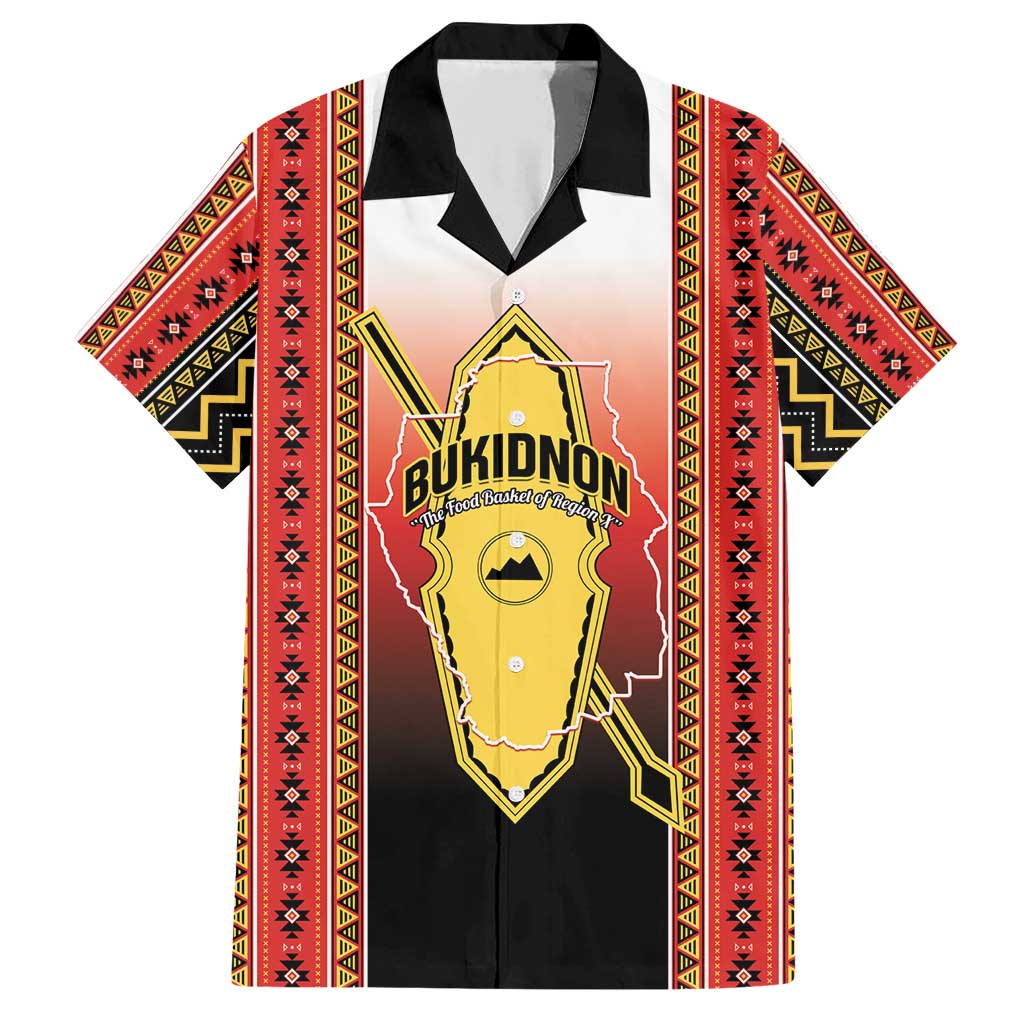 Personalised Bukidnon Philippines Family Matching Short Sleeve Bodycon Dress and Hawaiian Shirt The Food Basket of Region X