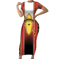 Personalised Bukidnon Philippines Family Matching Short Sleeve Bodycon Dress and Hawaiian Shirt The Food Basket of Region X