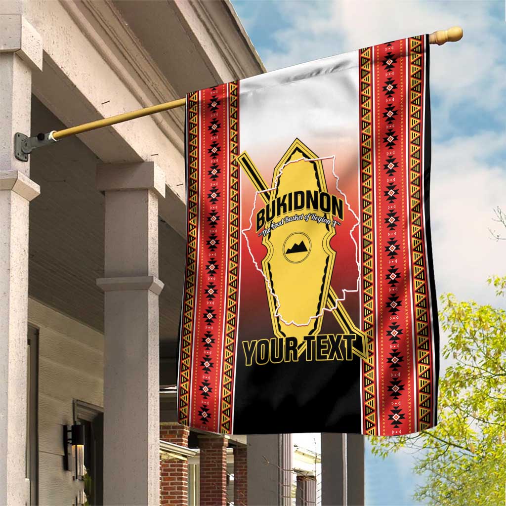 Personalised Bukidnon Philippines Garden Flag The Food Basket of Region X